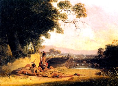 'The Reedy River Massacre' by Joshua Shaw, 1838