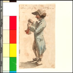 'The Steward of the Pallas weighing a Piece of Beef, Decr 74' (Bray album) RMG PT1998