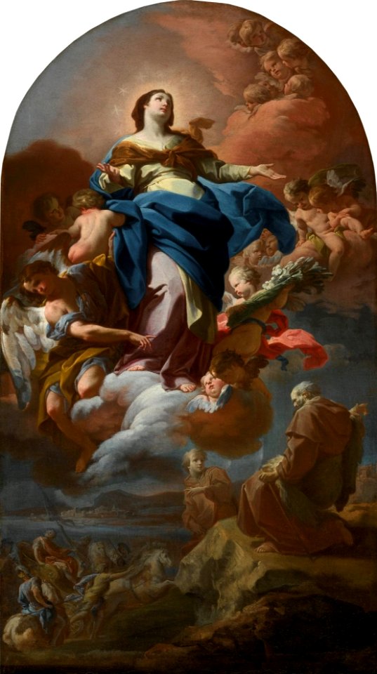 'The Immaculate Conception with the Prophet Elijah' by Corrado Giaquinto