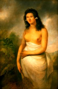 'The Tahitian Princess Poedua', painted by John Webber