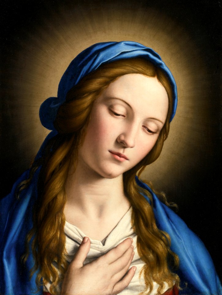 'The Madonna' by Giovanni Battista Salvi, called Sassoferrato
