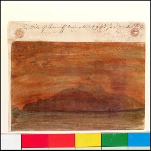 'The Pike (Peak) of Teneriff bearing W 1-2 S 9 Lgs Jany 75' (Bray album) RMG PT2007