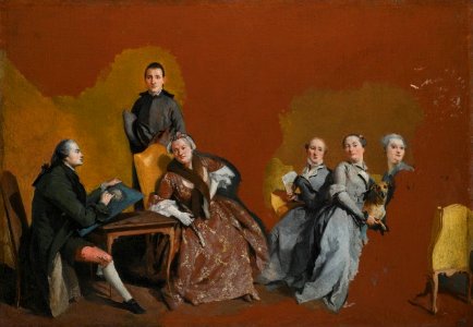 'The Tiepolo Family' by Giovanni Domenico Tiepolo
