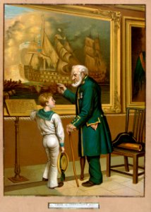 'Twas in Trafalgar's Bay' (Turner's 'Trafalgar' explained by a Greenwich Pensioner) RMG PZ8288