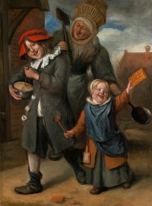 'The Rommelpot Player' by Jan Havicksz. Steen