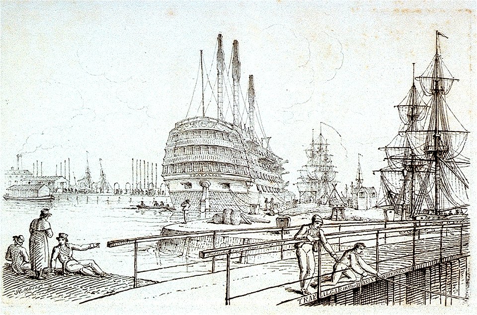 'Trafalgar' in the Basin Sheerness RMG PU7888