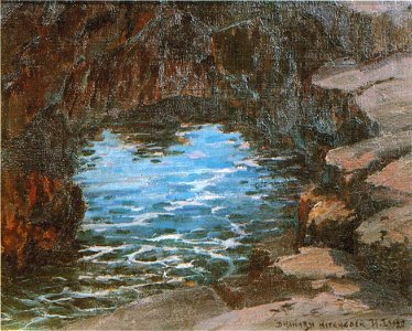'Tide Pool, Hoonaunau' by D. Howard Hitchcock, 1922