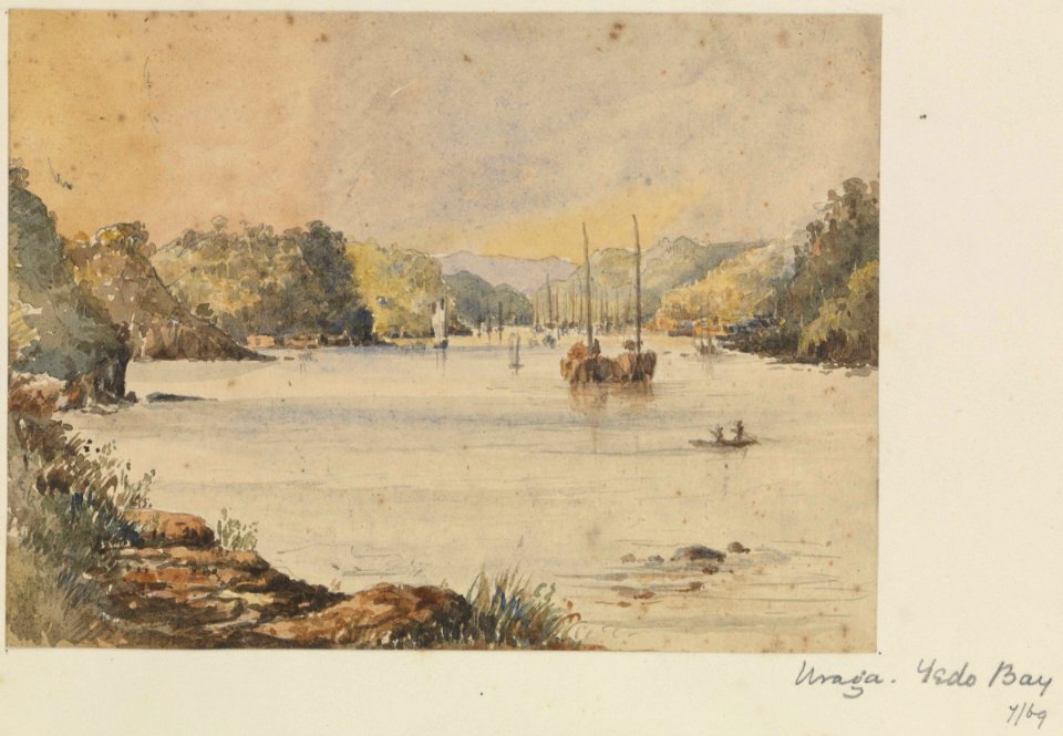 'Uraga, Yedo Bay' (Tokyo Bay, Japan) RMG PT2090