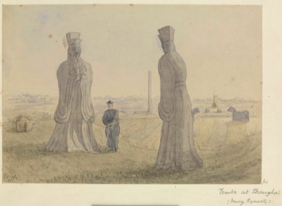 'Tombs at Shanghai (Ming Dynasty)' (China) RMG PT2088