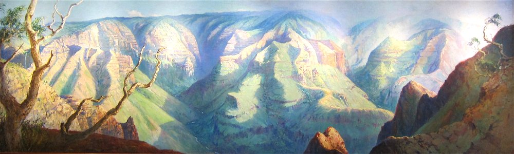 'Waimea Canyon, Kauai' by D. Howard Hitchcock, 1917