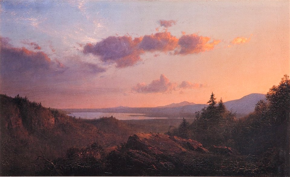 'View of the Hudson River Valley from Olana' by Frederic Church