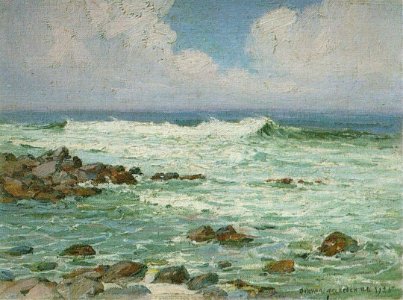 'Waves on Windward Oahu' by D. Howard Hitchcock