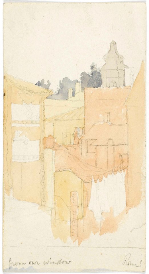 'View from our window Rome' RMG PY6018