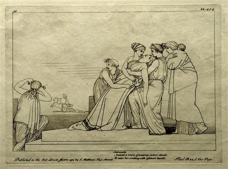 (30) Flaxman Ilias 1793, gestochen 1795, 187 x 256