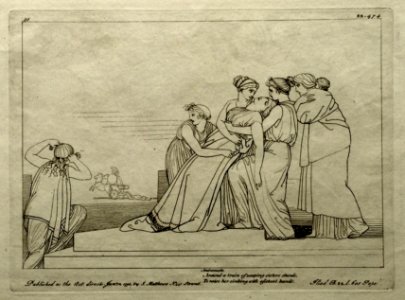 (30) Flaxman Ilias 1793, gestochen 1795, 187 x 256