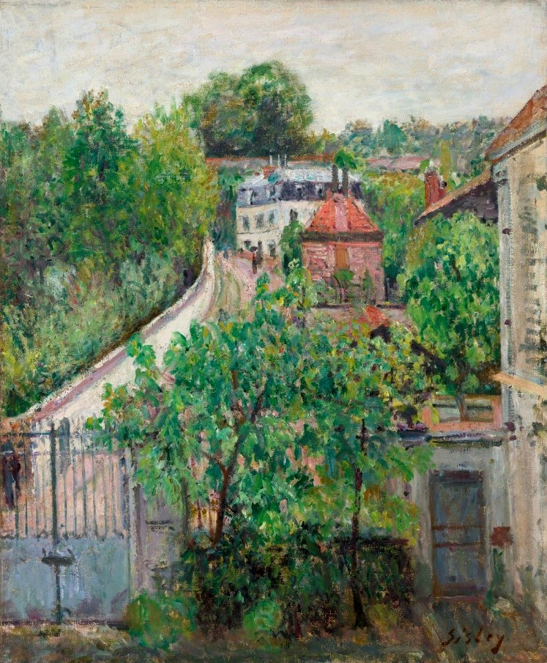 'Vue de Sèvres' by Alfred Sisley, 1879