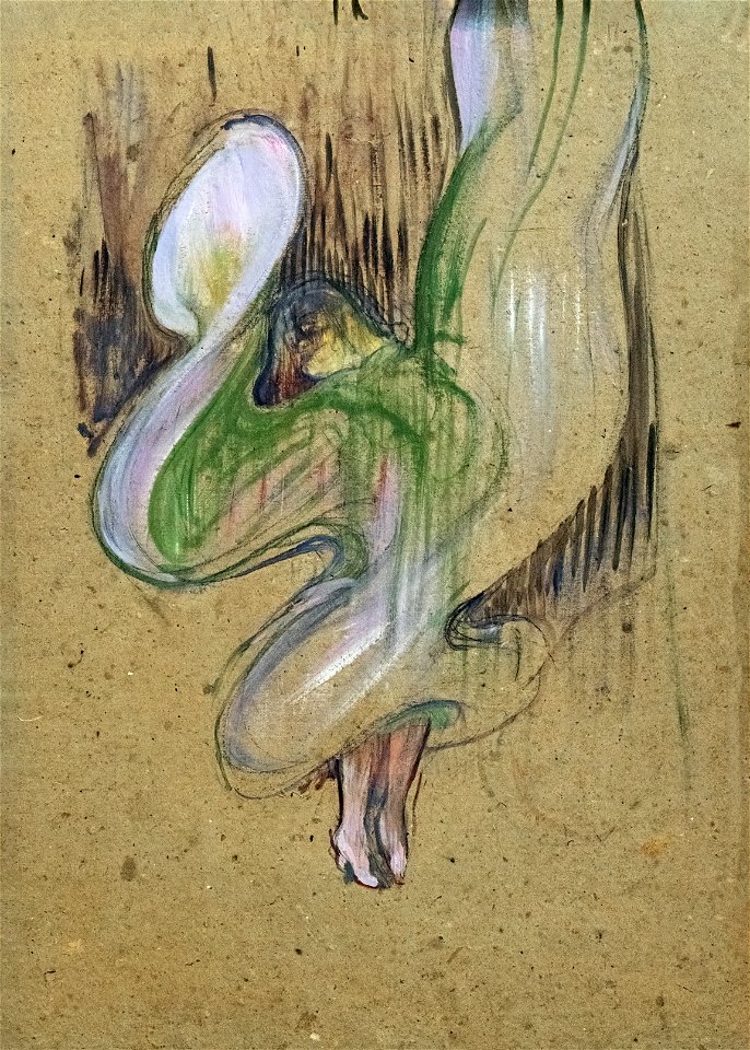 (Albi) - La Loïe Fuller aux-Folies-Bergère - Toulouse-Lautrec (1893) MTL.152
