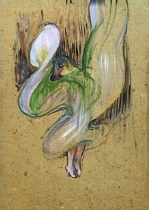 (Albi) - La Loïe Fuller aux-Folies-Bergère - Toulouse-Lautrec (1893) MTL.152