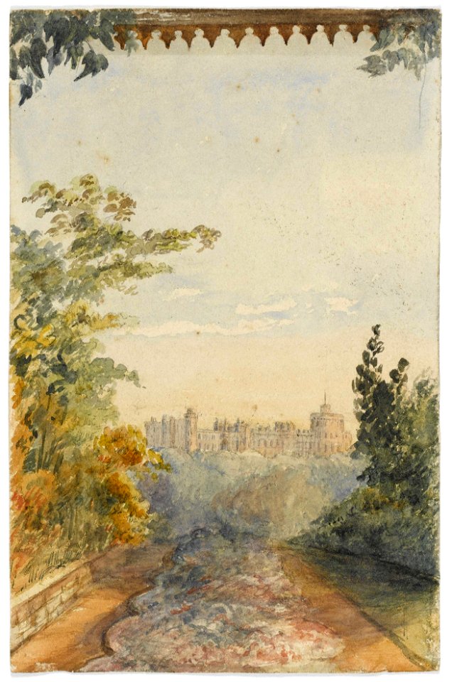'Windsor Castle from Upton Court RMG PY6012-001