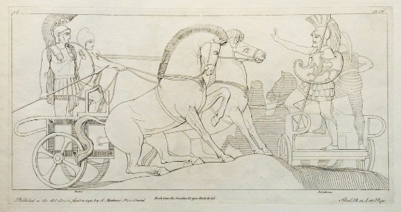 (17) Flaxman Ilias 1795, Zeichnung 1793, 187 x 363 mm