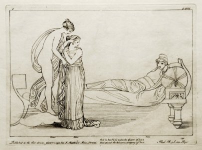 (5) Flaxman Ilias 1793, gestochen 1795, 187 x 252 mm