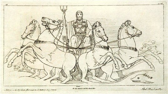(18) Flaxman Ilias 1795, Zeichnung 1793, 189 x 341 mm