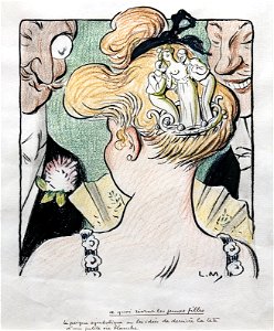 (Albi) A Quoi rêvent les jeunes filles - Lucien Métivet 1903