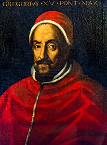 (Albi) Cathédrale Sainte-Cécile - Trèsor - Portrait du pape Grégoire XV - PalissyIM81001477