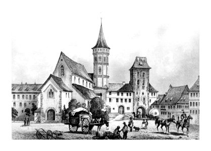 (1850) ROHBOCK - EISENACH, NIKOLAITOR U NIKOLAIKIRCHE