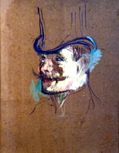 (Albi) Au Moulin-Rouge. Portrait de Monsieur Warner 1892 - Toulouse-Lautrec - MTL.144