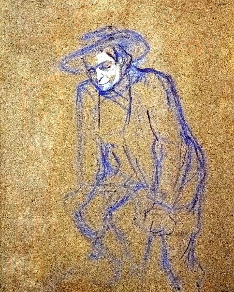 (Albi) Bruant à Bicyclette - Toulouse-Lautrec - 1892 - MTL.142