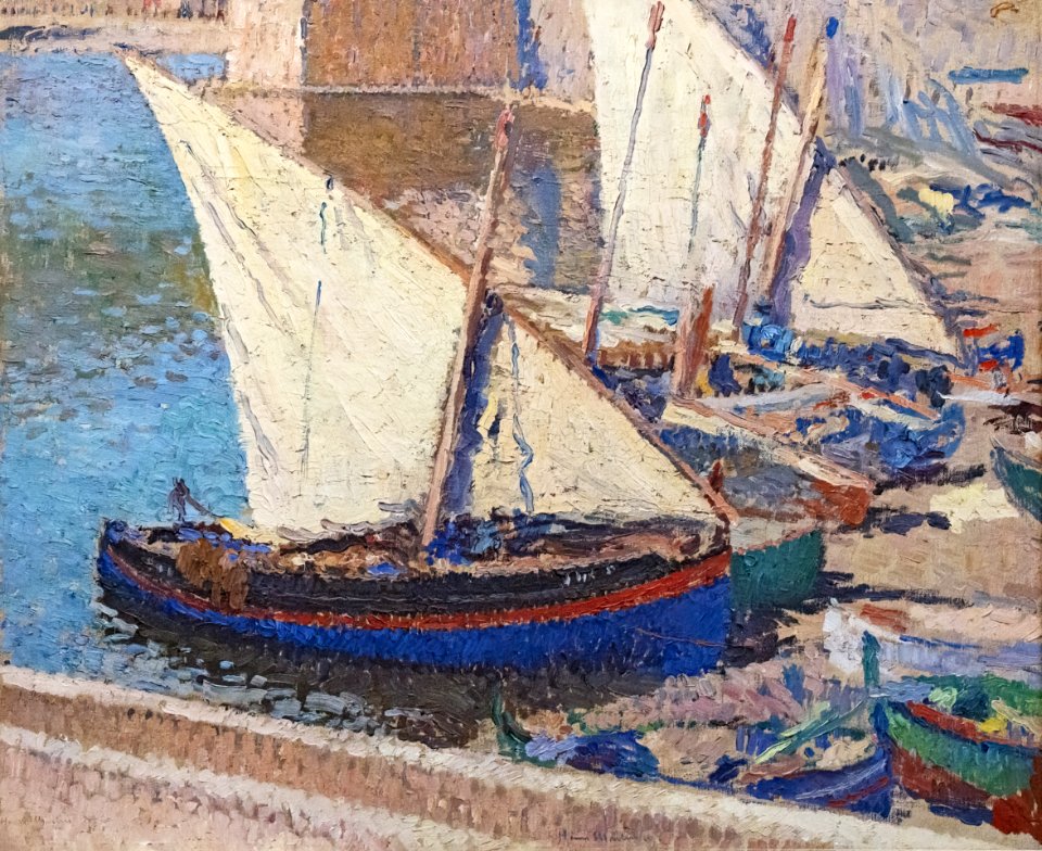 (Albi) Barques de pêche à Collioure - Henri Martin MTL.inv.319