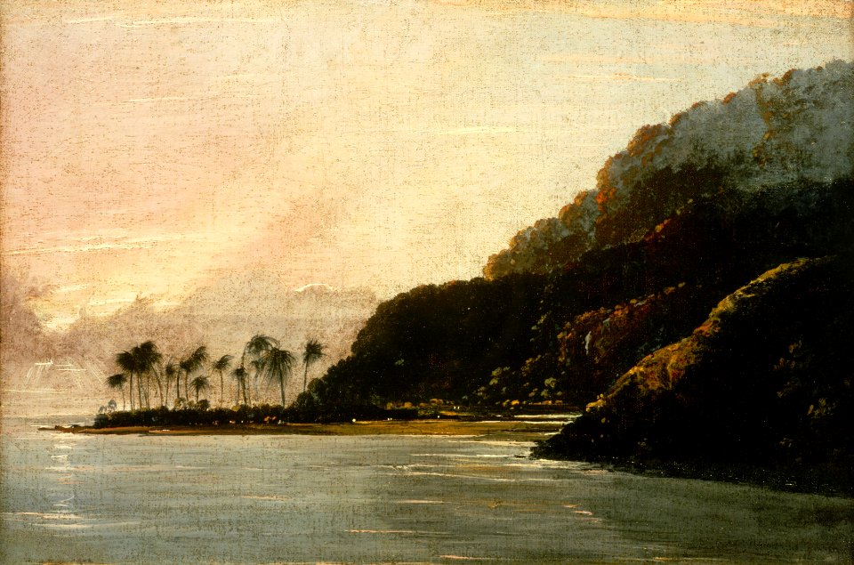 (A View of Point Venus and Matavai Bay, looking east) RMG BHC1937
