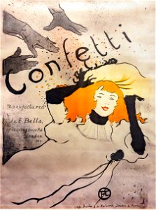 (Albi) Confetti by Henri de Toulouse-Lautrec