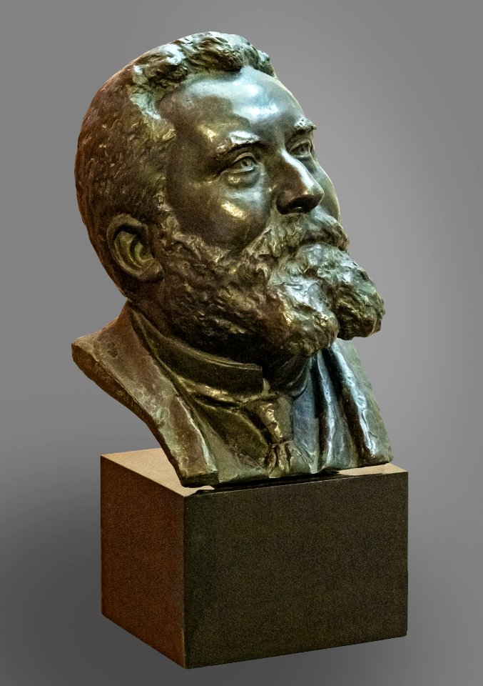 (Albi) Buste de Jean Jaurès par Gabriel Pech 1914 Bronze MTL.inv.352