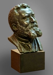 (Albi) Buste de Jean Jaurès par Gabriel Pech 1914 Bronze MTL.inv.352