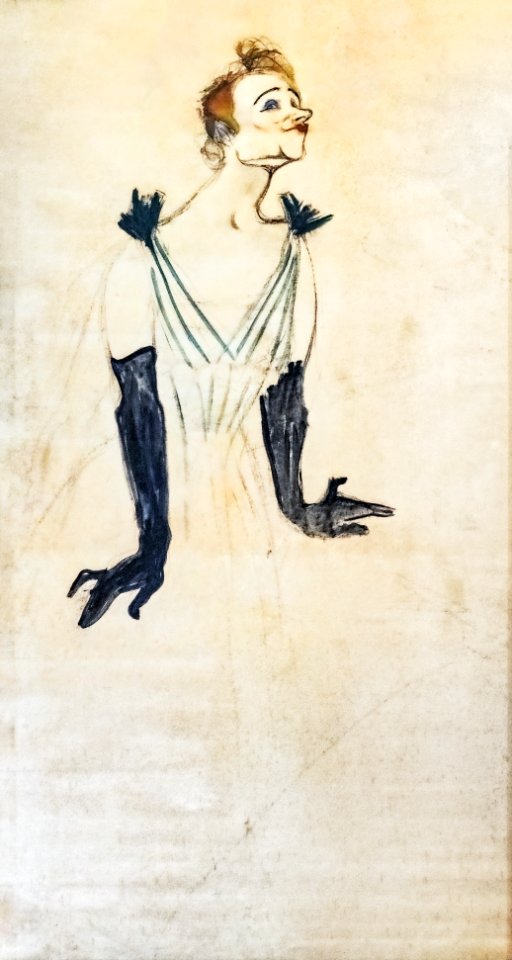 (Albi) - Yvette Guilbert 1894 - Toulouse-Lautrec MTL.162