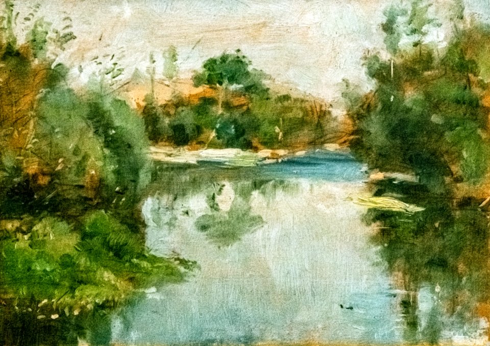 (Albi) Céleyran, au bord de la rivière - Toulouse-Lautrec 1880 MTL.13