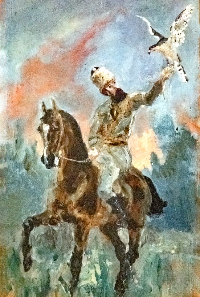 (Albi) Alphonse de Toulouse-Lautrec en fauconnier - Toulouse-Lautrec