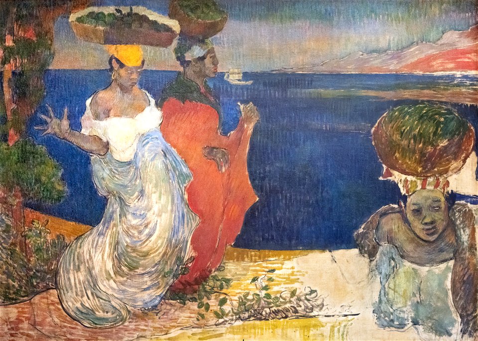 (Albi) Femmes au bord de la mer dit La Martinique (1887) - Charles Laval - Musée D'Orsay