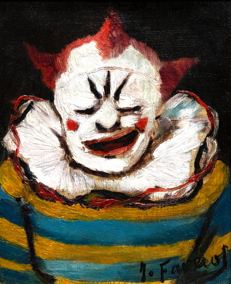 (Albi) Clown du cirque Fernando - Joseph Faverot (~1885) HT