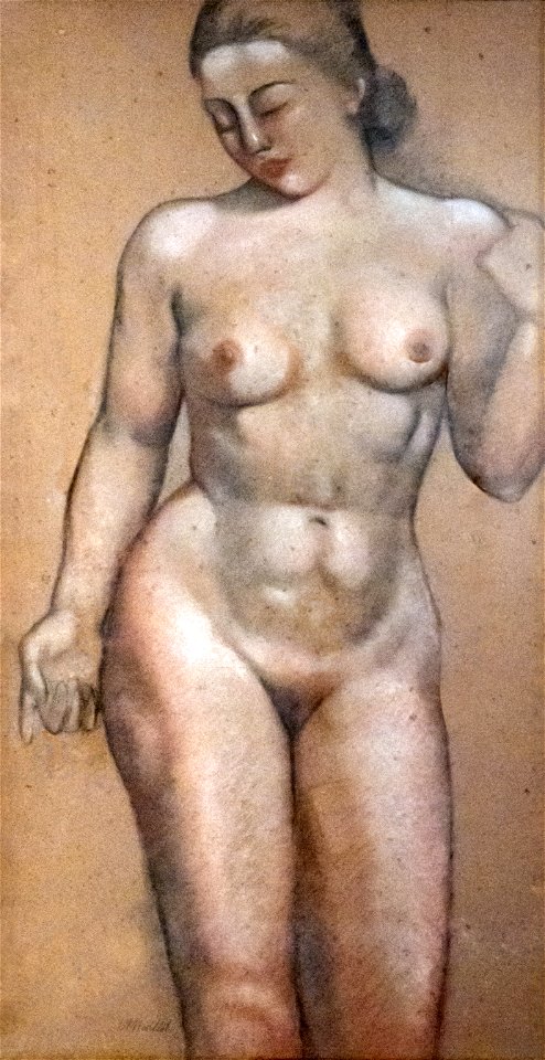 (Albi) Etude de femme - Aristide Maillol - Sanguine MTL.inv.mod.298