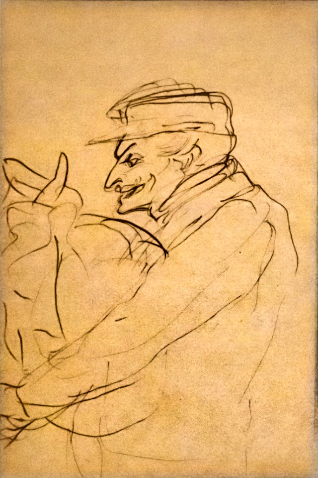(Albi) Etude pour Le blanchisseur de la maison - Toulouse-Lautrec 1894 MTL.015.01.01
