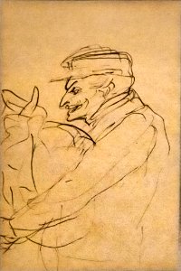 (Albi) Etude pour Le blanchisseur de la maison - Toulouse-Lautrec 1894 MTL.015.01.01