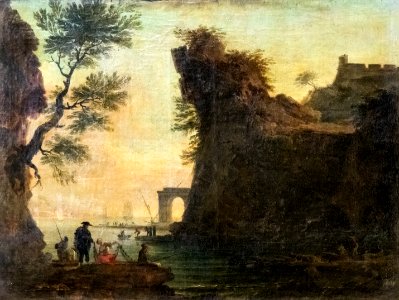 (Albi) La pêche - Joseph Vernet MTL. in.213