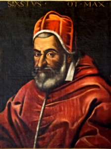(Albi) Cathédrale Sainte-Cécile - Trèsor - Portrait du pape Sixte V - PalissyIM81001477