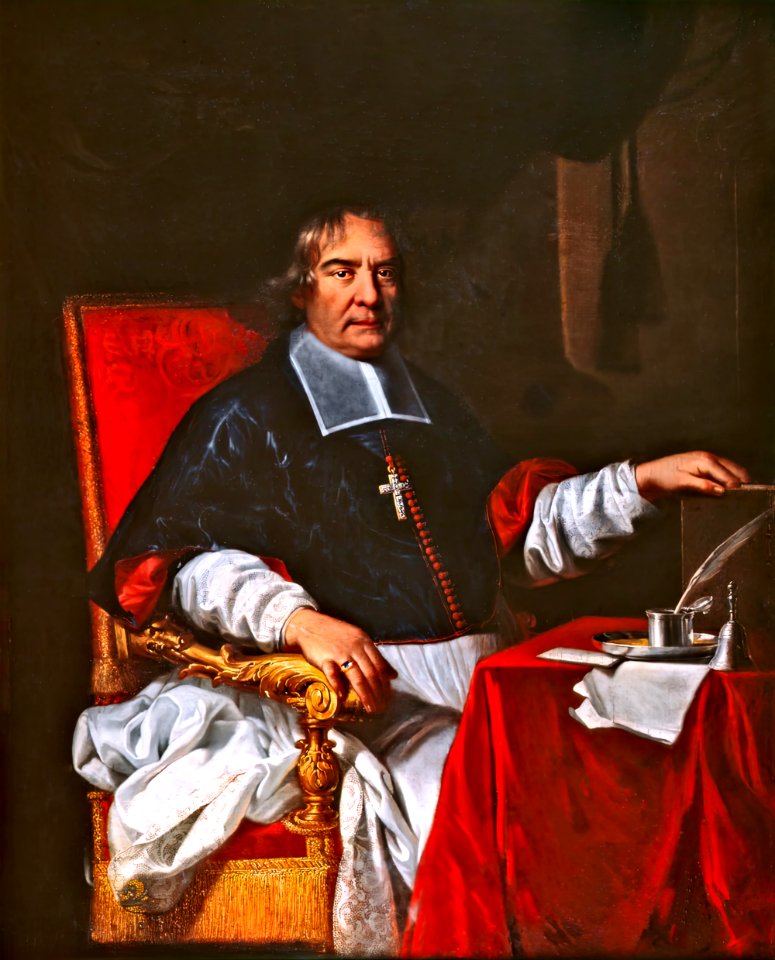 (Albi) Hyacinthe Serroni, premier archevêque d'Albi - d'après Hyacinthe Rigaud MTL.inv.AA.P.149