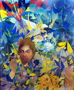 (Albi) Femme avec oiseaux ou La Femme-fleur 1893-1894 - Georges de Feure