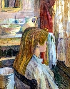 (Albi) Femme à sa fenêtre 1896 - Toulouse-Lautrec MTL.160