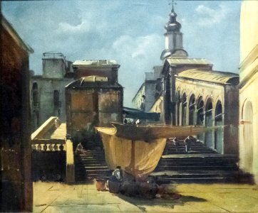 (Albi) Les escaliers du pont du Rialto - Jules-Romain Joyant MTL.inv.203